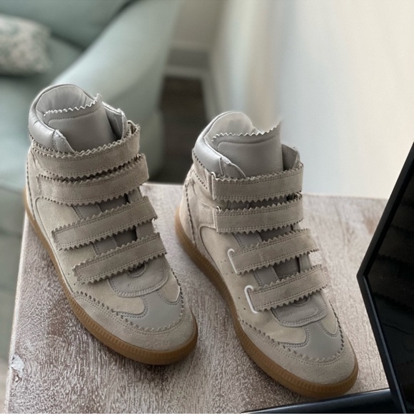 Isabel marant high top sneakers! Perfect condition, worn once to try on. - Picture 8 of 8